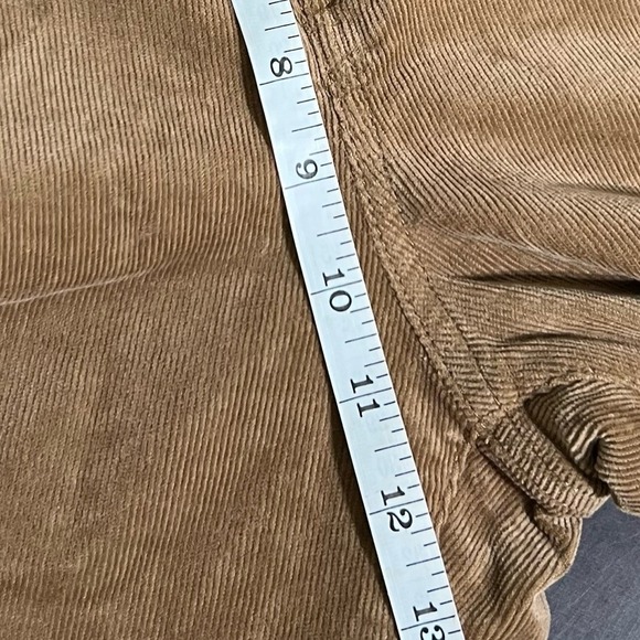 Banana Republic Petite Corduroy Pants High-Rise Pumpkin Spice 32/14 - Picture 13 of 15